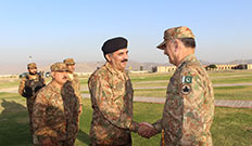 COMD 11 CORPS LT GEN NAZIR AHMED BUTT Visit