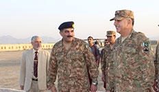 COMD 11 CORPS LT GEN NAZIR AHMED BUTT Visit