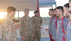 COMD 11 CORPS LT GEN NAZIR AHMED BUTT Visit