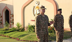 COMD 11 CORPS LT GEN NAZIR AHMED BUTT Visit