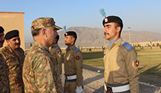 COMD 11 CORPS LT GEN NAZIR AHMED BUTT Visit