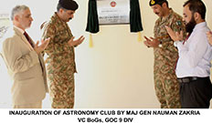 VC BoG's Maj Gen NAUMAN ZAKRIA Visit