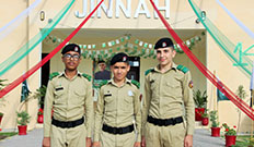 Independence Day Flag Hoisting Ceremony at Cadet College Wana