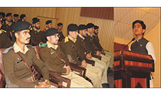 Hammad Safi Interaction with CCW Cadets