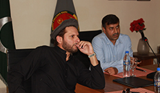 Cricket Legend Shahid Afridi Visits CCW on the eve of 6th Sep